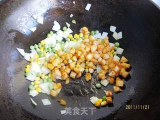 什锦河豚肉丁的做法步骤:4