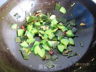 辣萝卜海带的做法步骤:7