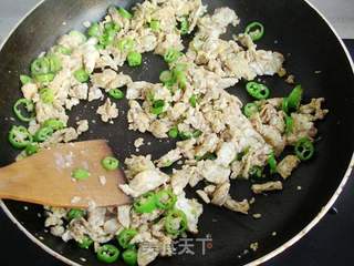 杭椒蛋炒蟹籽酱的做法步骤:8