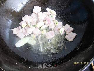 佛手瓜炒肉片的做法步骤:6