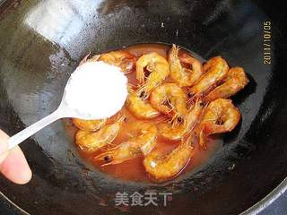 吮指茄汁虾的做法步骤:9