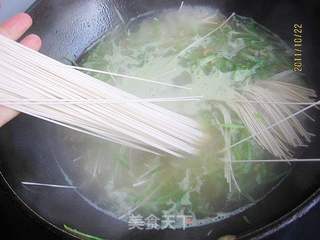萝卜丝虾仁面的做法步骤:5