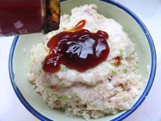 冬天里春意盎然的饺子——翡翠藕香鲜肉饺的做法步骤:3