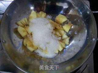 焦糖菠萝蒸蛋的做法步骤:4