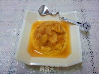 焦糖菠萝蒸蛋的做法步骤:15