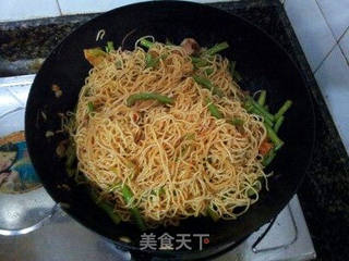 豆角蒸面的做法步骤:14