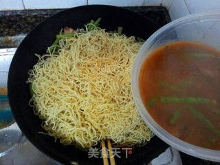 豆角蒸面的做法步骤:13