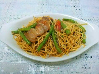 豆角蒸面的做法步骤:16
