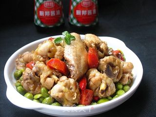 荤素搭配更健康——清烧毛豆鸡块的做法步骤:16