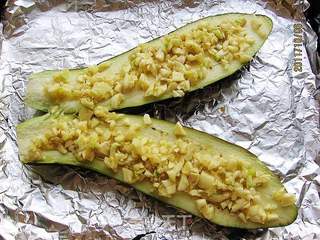 香蒜烤茄子的做法步骤:5
