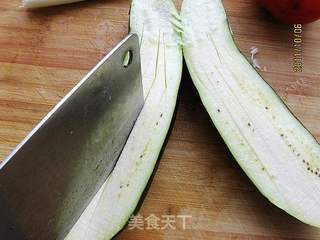 香蒜烤茄子的做法步骤:2