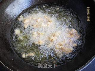 干炸菊花肉的做法步骤:7