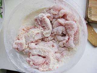 干炸菊花肉的做法步骤:4