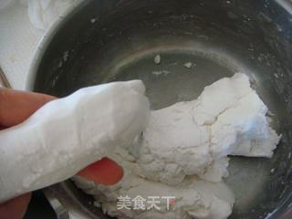 雪人糯米糍——圣诞节甜点的做法步骤：2