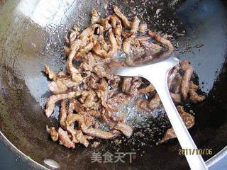 杭椒牛柳的做法步骤:8
