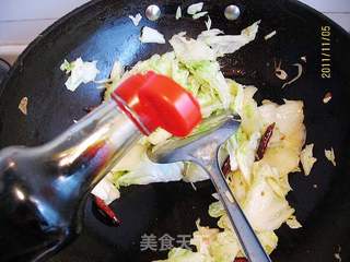 豉油辣白菜的做法步骤:7