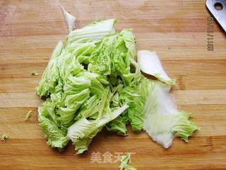 鲜汤白菜粉丝炖豆腐的做法步骤:3