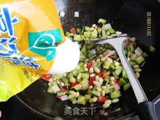 黄豆茄丁的做法步骤:6