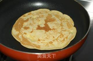 健康粗粮早餐----香甜粒粒玉米饼的做法步骤:6