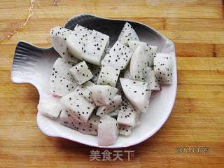 紫薯火龙果糖水的做法步骤:5
