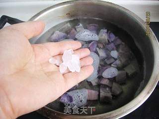 紫薯火龙果糖水的做法步骤:4
