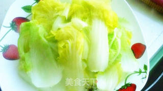 上汤娃娃菜的做法步骤:3
