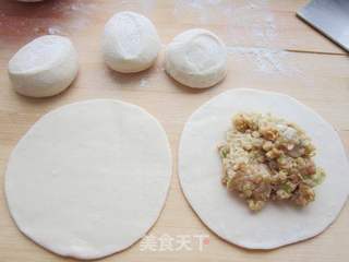 酸菜猪肉馅饼的做法步骤:11