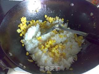 金沙炒饭的做法步骤：5