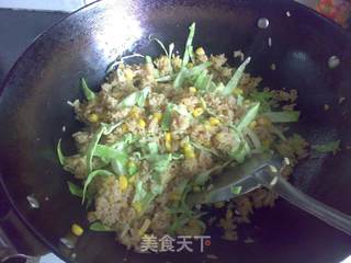 金沙炒饭的做法步骤：8
