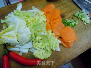 幸福滋味————【蔬菜耗油裹草鱼】的做法步骤:5