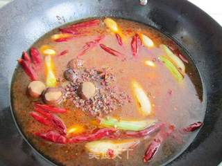 大盘鸡版的香辣鸡肉火锅的做法步骤:14