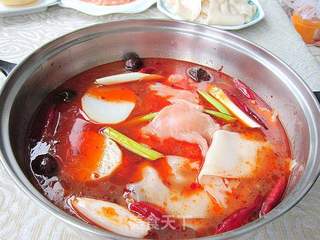 大盘鸡版的香辣鸡肉火锅的做法步骤:18