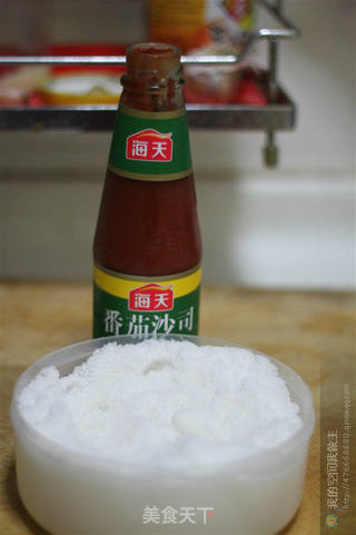 糖醋里脊的做法步骤:5
