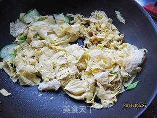 蚝油鲜豆皮的做法步骤:3