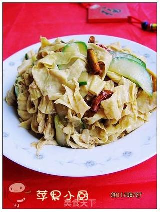 蚝油鲜豆皮的做法步骤:5