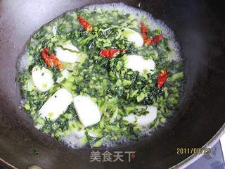 雪菜炒年糕的做法步骤:5