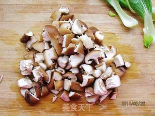 蚝油香菇炒豆腐的做法步骤:3