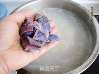 花心薯粥的做法步骤:5