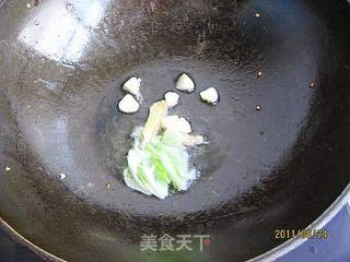 香菇素烧白菜的做法步骤:3