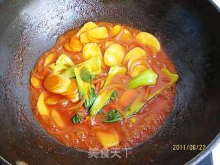 韩式辣炒年糕的做法步骤:7