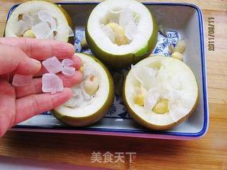 百合蒸梨盅的做法步骤:5
