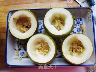 百合蒸梨盅的做法步骤:3