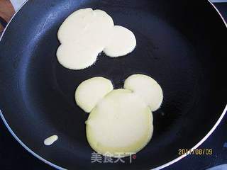 玉米米奇饼的做法步骤:4