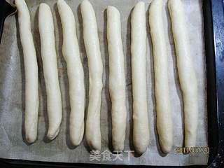 黑白芝麻排包的做法步骤:5