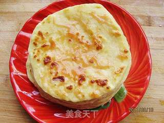 奶香土豆泥薄饼的做法步骤:8