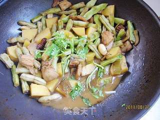 土豆烧芸豆的做法步骤:6