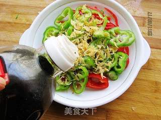 美极双椒圈的做法步骤:5
