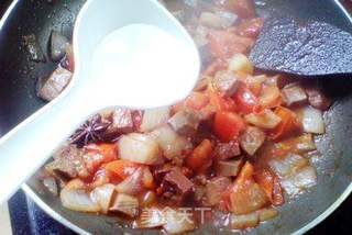 蕃茄牛肉饭的做法步骤:9
