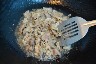 【滑肉豆角炒速食面】的做法步骤:6