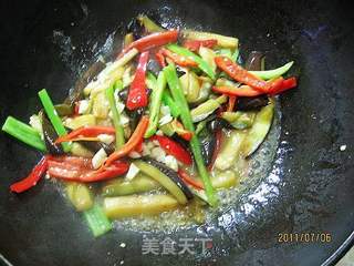 油淋茄子的做法步骤:7